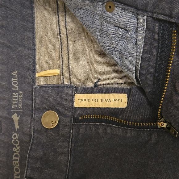 Toad&Co Dark Blue Jean Shorts - Picture 5 of 5
